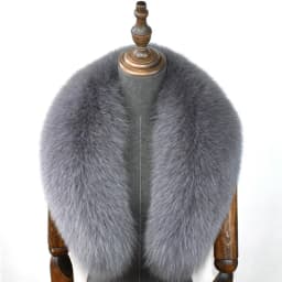 100% Natural Real Fox Fur Collar For Women And Men's Coat Jacket Fur Collar Extra Large Size Neck Warmer Fur Scarf Shawls