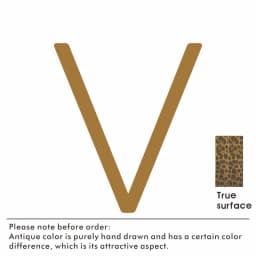 Nurlin Solid Brass Hammered Antique Brass 4-12 Inches 10-30cm Big Number Letter Door House Public Floating Signature