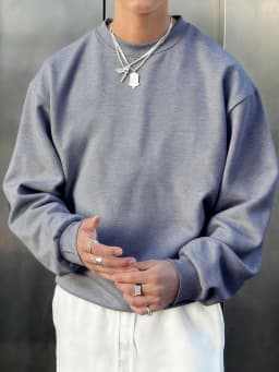Man'S Fleece Autumn Top Street All-Match Pullovers Comfortable Basics Sweatshirts Sport Casual Sportswears Daily Soft Clothing
