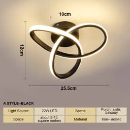 Nordic Modern Minimalist Corridor LED Ceiling Light Home Lighting Decor Corridor Balcony Entrance Lighting Lamps for Living Room