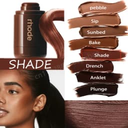 Skin Pocket Bronzer Stick Cream Contour Bronzing Balm Buildable Natural Warm Blush Shade Waterproof Long Lasting Face Makeup