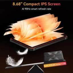 Blackview Active 5 Android Pad 6GB RAM 128GB ROM 8.68'' IPS 90Hz Android 15 Rugged Tablet PC 6600mAh NFC Fingerprint 4G Calling