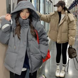 Women's Winter Parkas 2024 Design Sense Comfortable Loose Ladies Coat Temperament Fashion Warm Female Cotton-Padded Jacket