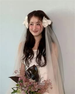 ML Bridal Veil Flower Bride To Be Gift Bachelorette Party Bridal Shower Wedding Decoration hair accessory