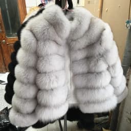 QUEENTINA Winter New Women's Cold Real Fox Fur Coat With Collar Especially Overcoat Leather Female Natural Plus Size 2023 Luxury