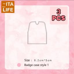 Italife Anime Badge Case Protective Cover Anti-scratch Animation Accessories Pin Case For Ita Bag Backpack H330