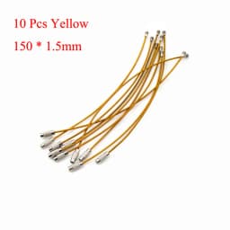 10pcs Multi Color stainless steel wire cable rope EDC luggage screw lock ring key keyring loop circle hang keychain chain tag