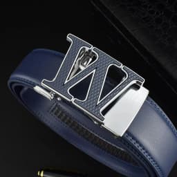 High Quality 2025 Hot W Letter Luxury Men White Designer Fashion Belt Wide Casual Business Classic Waist Strap Ceinture Homme