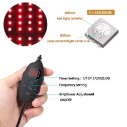 20 PCS LEDs Red Light Therapy Belt for Neck Pain Relief Neck Massager Wearable Wrap Relax Neck Muscl LED Light Beauty Devices