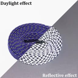 1Pair ​3M Flat Reflective Shoelaces for Sneakers Glow at Night Be Applicable Sport Running AF1/AJ Luminous Shoe Lace Shoestring