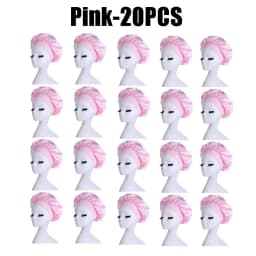 High Elastic Satin Solid Sleeping Hat Hair Care Bonnet Nightcap Multi-color Reusable Women Home Sleeping Cap Accessories