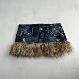 Y2K Denim Skirt Harajuku Goth Raw Edge Slim Short Skirt Retro Low Waist Mini Skirt Casual Sexy Fit Hip Skirts  A-line Skirts