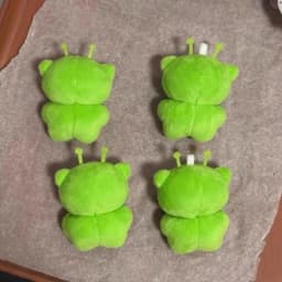 Party Gift Alien Cat Plush Toy Cartoon Stuffed Animal Keychain Accessories Creative Ugly Cute Backpacks Pendant
