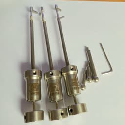 New Arrival 3 in 1 Honest Locksmith Flagpole Lock Stainless Garter Dimple Blade Safe Hardware Tools