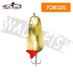 WALK FISH New 16g-28g Metal Spinner Spoon Trout Fishing Lure Hard Bait Sequins Noise Paillette Bait Hard Sequins Spinner