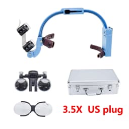 2.5X 3.5X Dr.kim Dental LED Head Light Lamp For Magnification Binocular Loupes 5W Light Dentisit Surgical Headlight Lab Equipmen