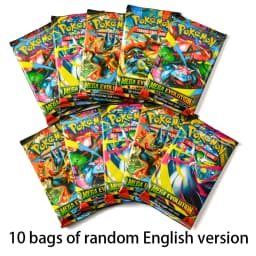 10 Pack Pokemon Cards 151 Team up Sun & Moon Thunder English Trading Card Game Evolutions Booster Collectible Kids Toys Gifts