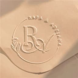 Customize Embossing Stamp Wedding Monogram Embosser Stamp, Personalized 2 Initials Embosser Stamp, Wedding Gift, Hand Held Embos