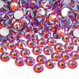 SS16 SS20 SS30 Glitter Rhinestone Crystal AB Non Hot Fix Flat back Rhinestone Apparel for Nail Art Fabric Garment