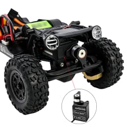 FY30 Aluminum Nano Digital Servo with Servo Saver Metal Gear Brushed 1.3kg 0.05sec for 1/30 Axial SCX30 RC Crawler Upgrade Parts