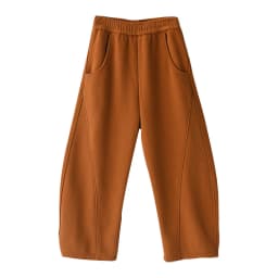 MICOCO K2221C Korean version of casual simple and fluffy loose all-in-one slim elastic high waist banana sweatpants