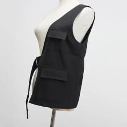 [EAM] Black Pocket Irregular Long Adjustable Belt Personality Women New Fashion Tide All-match Spring Autumn 2026 1DF2075
