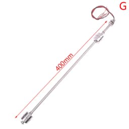 30Styles 45-400mm Stainless Steel Float Switch Tank Liquid Water Level Sensor Double Ball Switch Tank Pool Flow Sensors Float