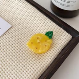 Formal: Mini Acetate Clip, Cute Fruit Hair Clip, Top Clip with High-end Feel, Side Clip for Tousleds, Hair Accessory
