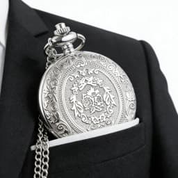 reloj de bolsillo Luxury Silver Quartz Pocket Watch Fashion Necklace Pendant Chain Jewelry Gift Steampunk Clock for Men Women