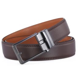 Men Leather Belt Alloy Automatic Buckle Male Belt Man Fashion Belts Genuine Leather Luxury Belts for Men Business Designer Blue