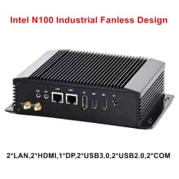 Topton M4 Fanless Silent Mini PC Intel N100 N95 Dual LAN 3x Storage 3x4K UHD Firewall NAS Office Industrial Computer Windows 11