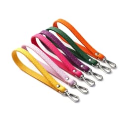 Silver/Gold Simple PU Leather Bag Wrist Strap Solid Color Soft Purse Handle Replacement Adjustment Wallet Belt Bag Accessories