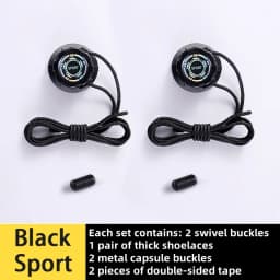 Thick Rope Swivel Buckle Shoelaces New Upgrade Automatic Laces Without Ties Children Adults Sneakers Shoelace Shoe Accessories