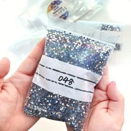 100pcs/lot Glued Stone Sealing Bag Clear Plastic Writable Jewelry Making Bead Gem Storage Reclosable Self Sealing Accessories