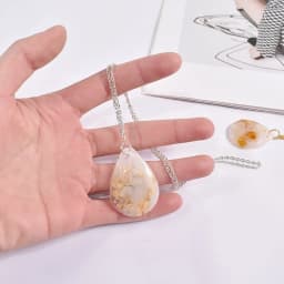 Oval Resin Mold Silicone Pendant Water Drop Mold DIY Jewelry Casting Molds for Epoxy Resin Earrings Keychain Necklace