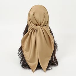 Plain Silk 90 Square Scarf Satin Headband For Muslim Woman Printed Hijabs Wraps Fashion Headscarf Casual Turban Female Bandbana