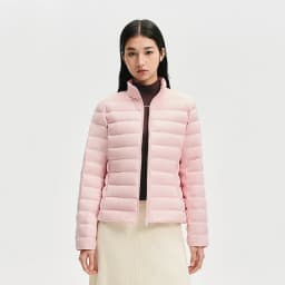 BOSIDENG Women Stand Collar Quilted Goose Down Jacket Cloud Light Slim Minimalist Warm Portable Outerwear