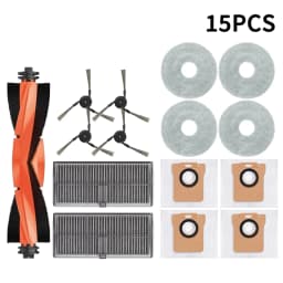 For Xiaomi Mijia M40 D110CN Robot Vacuum Spare Parts Consumables Main Side Brush Hepa Filter Mop Cloth Dust Bag Accessories
