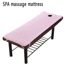 Mattress for Massage Table Bed with Hole Beauty Salon Pad Non-Slip Pink Cotton Padded Cushion 185X70cm Shop Decorations