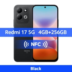 Redmi 17 5G Smartphone Global Version Snapdragon® 4 Gen 5 CPU 50MP Camera 7500mAh 45W Turbo Charging NFC 6.9" Display 120Hz