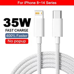 For Apple Original PD 35W Type C Quick Charger For iPhone 17 16 15 14 13 12 11 Pro Max Samsung Xiaomi Fast Charging Charge Cable
