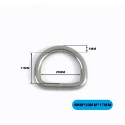2/5/10Pcs 304# Stainless Steel D Ring Bag Strap Buckle Dog Collar Loop Clasp Webbing Backpack Belt Hook Buckles DIY Accessories