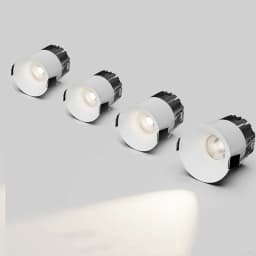 MINI Curved LED COB Downlight 5W 7W 10W 12W 15W 18W Recessed Small Spot Light Dimmable 110V 120V 220V 230V for Indoor Lighting