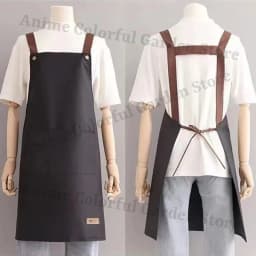 Bubu Dudu Kitchen Waterproof Oil Resistant Apron for Men Women Anime Fashion Aprons Cooking Solid Color Hotel Work Clothes Gifts