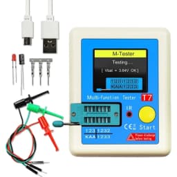 LCR-T7 Transistor Tester Multimeter Colorful Display TFT For Diode Triode MOS/NPN/PNP Capacitor Resistor Transistor