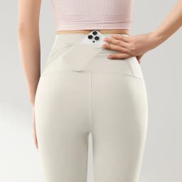 BIVIGAOS Spring Summer Thin Back Waist Pocket Sharkskin Leggings Women High Waist Slim Tight Sexy Sports Fitness Yoga Leggings