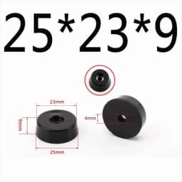Case Feet Rubber Rubber Feet Round Fine Grips Bumper Pad Anti-Slip Furniture Feet Pad Furniture Protection