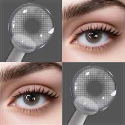 VISUASHOW Aurora Small Pupil Colored Contact Lenses 14.2mm Yearly Disposable Korea Design Natural Prescription Myopia Wholesale