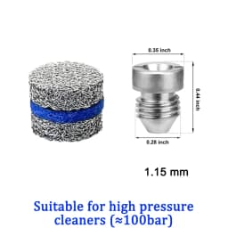 New Foam Cannon Orifice Nozzle Tips and Foam Maker Mesh Filter 0.9MM to 1.4MM Foam Generator For Washing Automotive