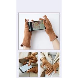 Women Autumn Winter Keep Warm Touch Screen Thin Cashmere Solid Simple Gloves Cycling Drive Suede Fabric Elegant Windproof